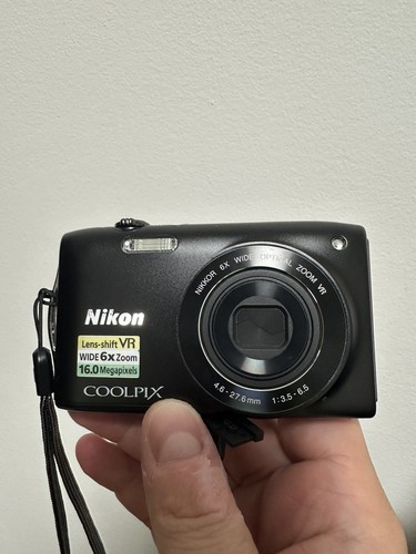 Nikon coolpix s3300 16mp - 16mp, black