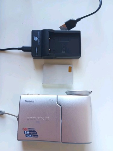 Nikon coolpix s10 argenté - vr,