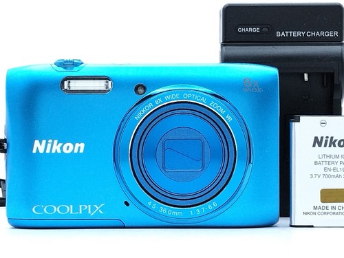 Nikon coolpix s3600 blue - nikon,